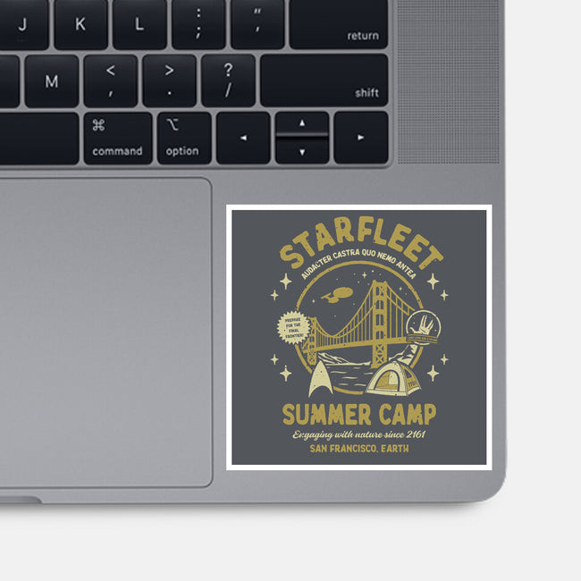Starfleet Summer Camp-None-Glossy-Sticker-retrodivision