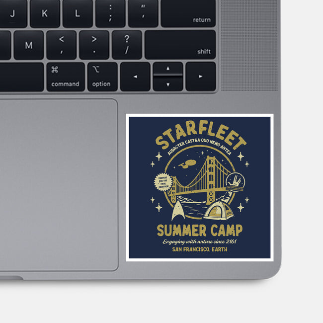 Starfleet Summer Camp-None-Glossy-Sticker-retrodivision