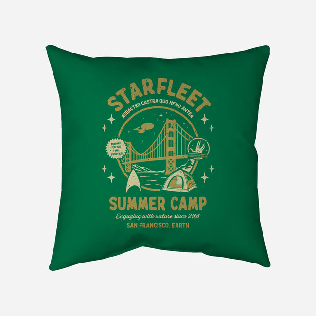 Starfleet Summer Camp-None-Removable Cover w Insert-Throw Pillow-retrodivision