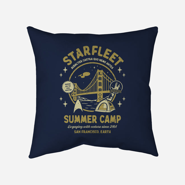 Starfleet Summer Camp-None-Removable Cover w Insert-Throw Pillow-retrodivision