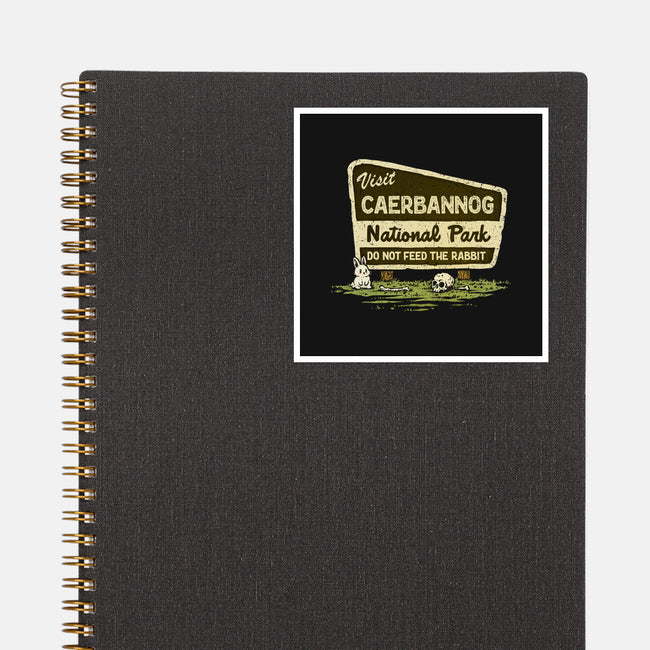 Caerbannog National Park-None-Glossy-Sticker-kg07