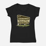 Caerbannog National Park-Womens-V-Neck-Tee-kg07