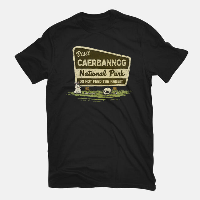 Caerbannog National Park-Womens-Fitted-Tee-kg07
