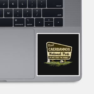 Caerbannog National Park-None-Glossy-Sticker-kg07