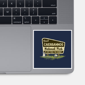 Caerbannog National Park-None-Glossy-Sticker-kg07