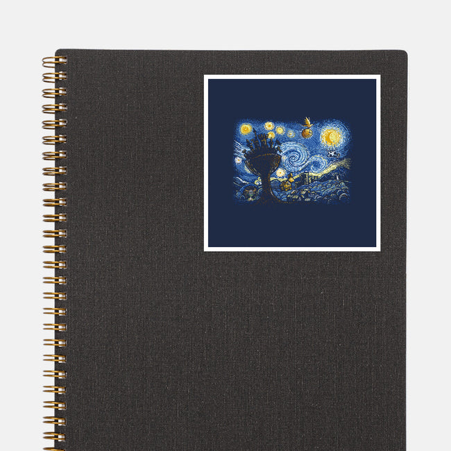 Starry Knights Of Ni-None-Glossy-Sticker-Wenceslao A Romero