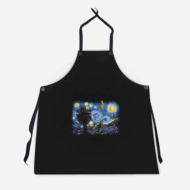 Starry Knights Of Ni-Unisex-Kitchen-Apron-Wenceslao A Romero