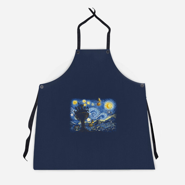 Starry Knights Of Ni-Unisex-Kitchen-Apron-Wenceslao A Romero