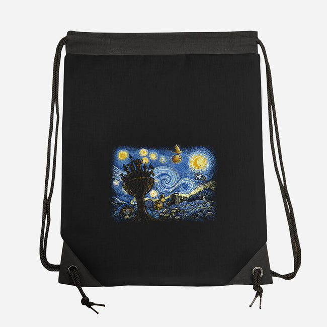 Starry Knights Of Ni-None-Drawstring-Bag-Wenceslao A Romero