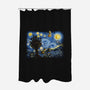 Starry Knights Of Ni-None-Polyester-Shower Curtain-Wenceslao A Romero