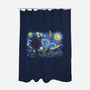 Starry Knights Of Ni-None-Polyester-Shower Curtain-Wenceslao A Romero