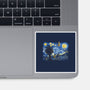 Starry Knights Of Ni-None-Glossy-Sticker-Wenceslao A Romero