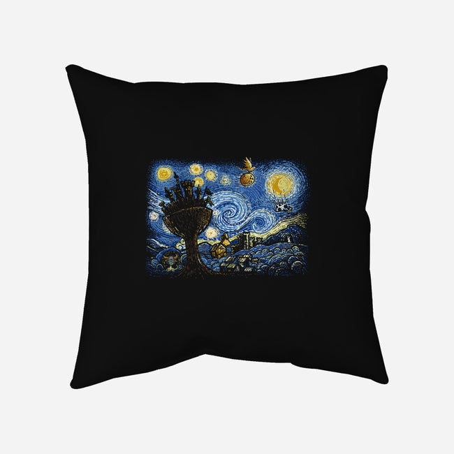 Starry Knights Of Ni-None-Removable Cover w Insert-Throw Pillow-Wenceslao A Romero
