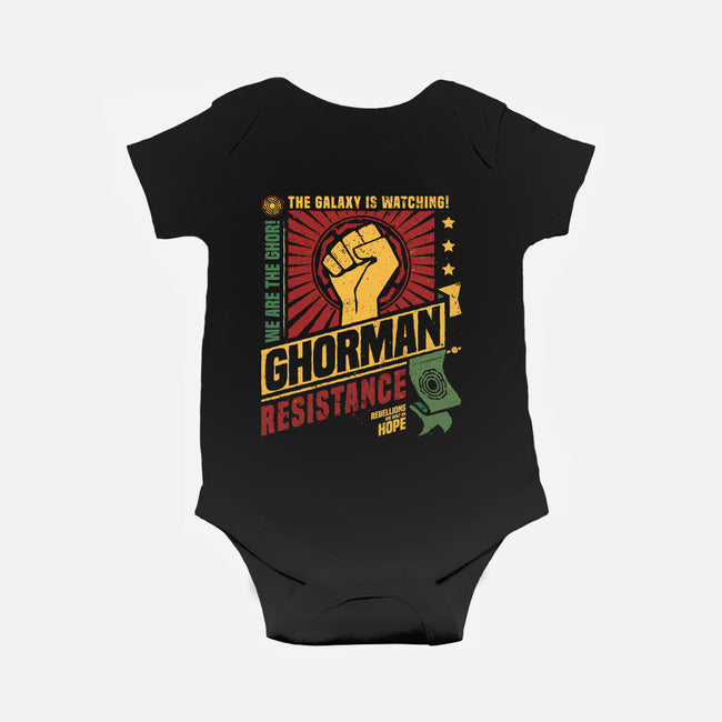 Ghorman Resistance-Baby-Basic-Onesie-teesgeex