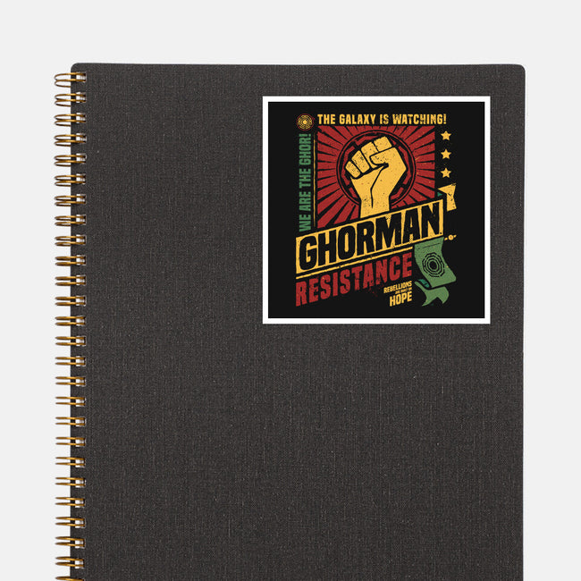 Ghorman Resistance-None-Glossy-Sticker-teesgeex