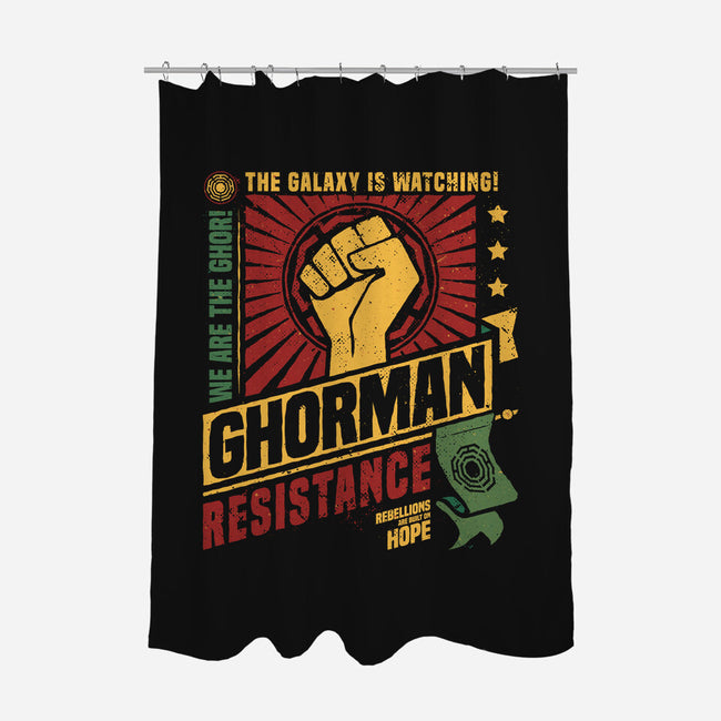 Ghorman Resistance-None-Polyester-Shower Curtain-teesgeex