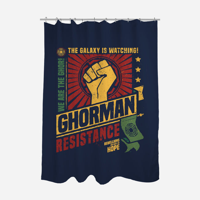 Ghorman Resistance-None-Polyester-Shower Curtain-teesgeex