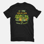 Feed My Cats And Water My Plants-Unisex-Basic-Tee-kg07