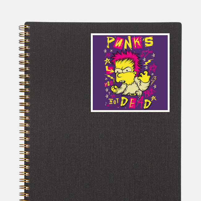 Not Dead-None-Glossy-Sticker-SuperEdu