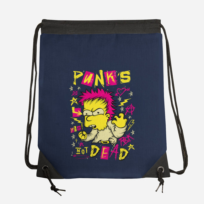 Not Dead-None-Drawstring-Bag-SuperEdu