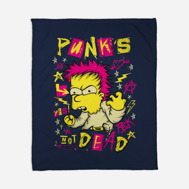 Not Dead-None-Fleece-Blanket-SuperEdu