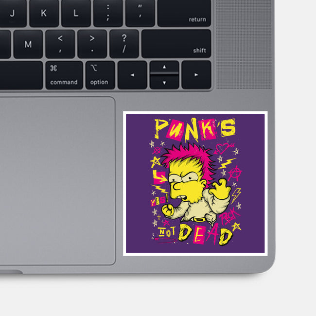 Not Dead-None-Glossy-Sticker-SuperEdu