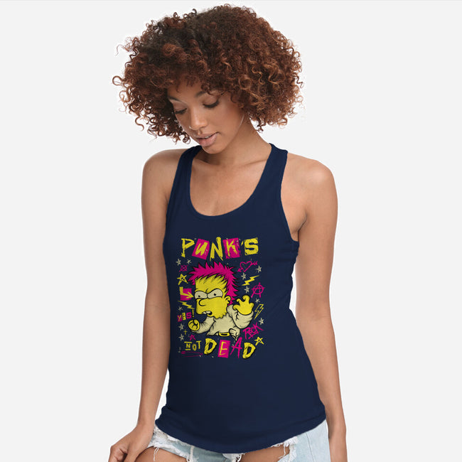 Not Dead-Womens-Racerback-Tank-SuperEdu