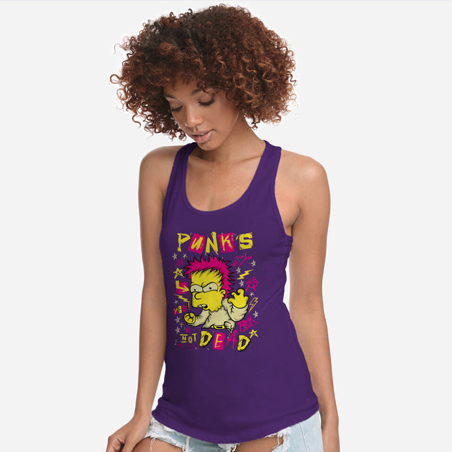 Not Dead-Womens-Racerback-Tank-SuperEdu