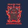 Praise The Darkness-Womens-V-Neck-Tee-TechraNova