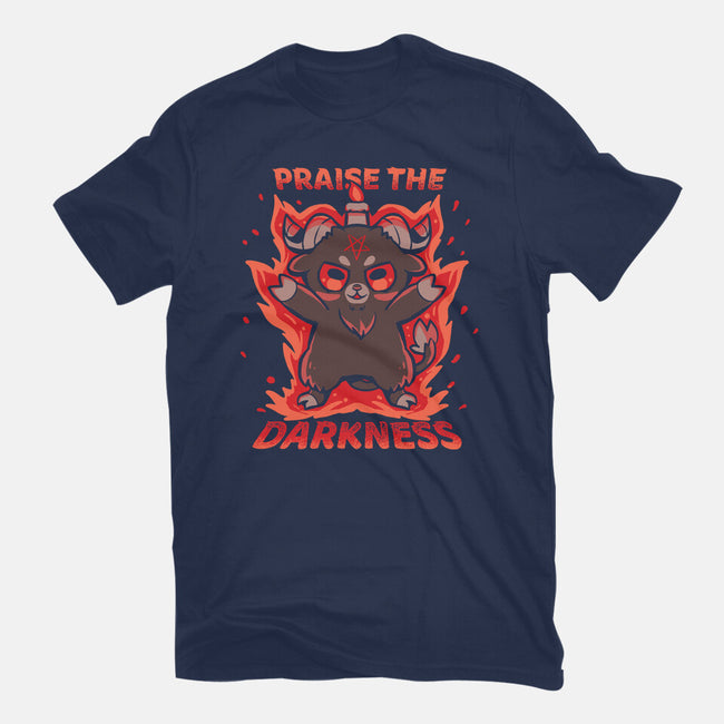 Praise The Darkness-Womens-Fitted-Tee-TechraNova