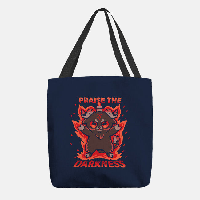 Praise The Darkness-None-Basic Tote-Bag-TechraNova