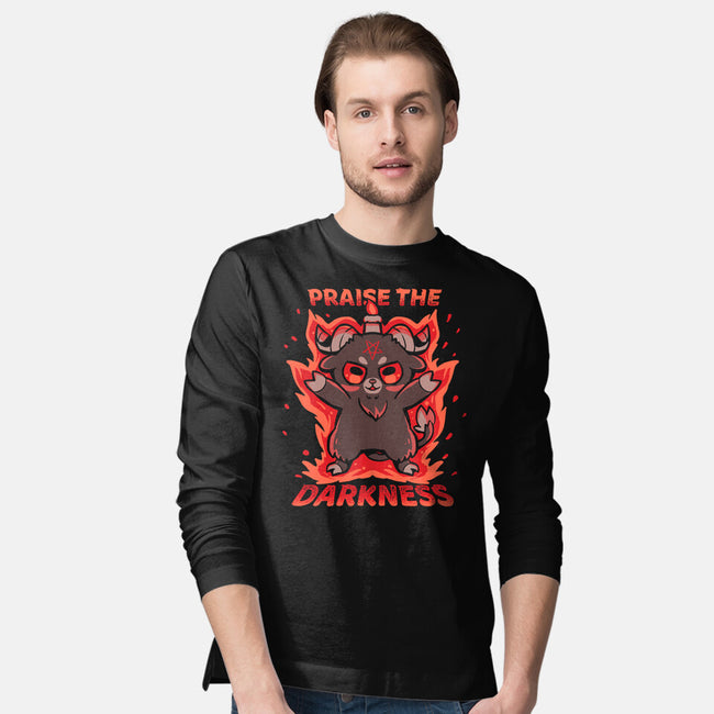 Praise The Darkness-Mens-Long Sleeved-Tee-TechraNova