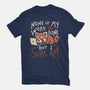None Of My Work Is Done-Womens-Fitted-Tee-koalastudio