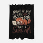 None Of My Work Is Done-None-Polyester-Shower Curtain-koalastudio