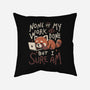None Of My Work Is Done-None-Removable Cover w Insert-Throw Pillow-koalastudio