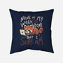 None Of My Work Is Done-None-Removable Cover w Insert-Throw Pillow-koalastudio