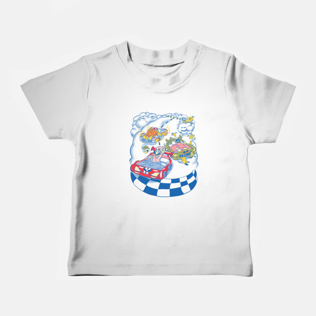 Racecar Bed Race-Baby-Basic-Tee-SpicyGurry