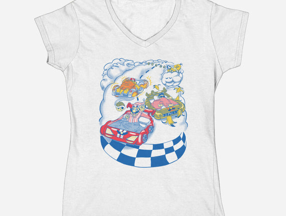 Racecar Bed Race