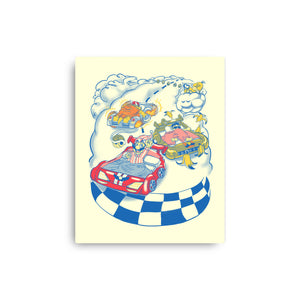 Racecar Bed Race