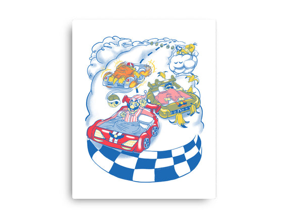 Racecar Bed Race