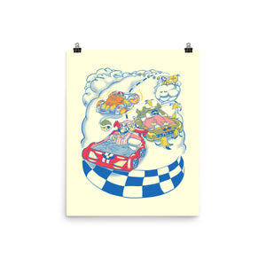 Racecar Bed Race