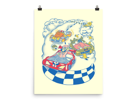 Racecar Bed Race