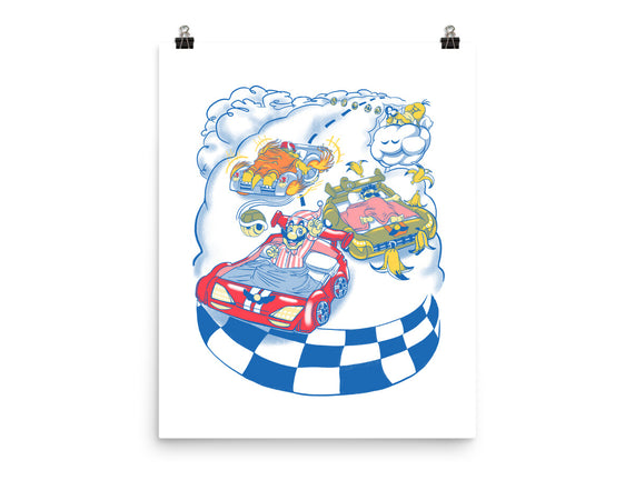 Racecar Bed Race