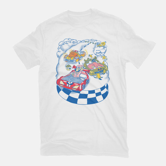 Racecar Bed Race-Mens-Basic-Tee-SpicyGurry