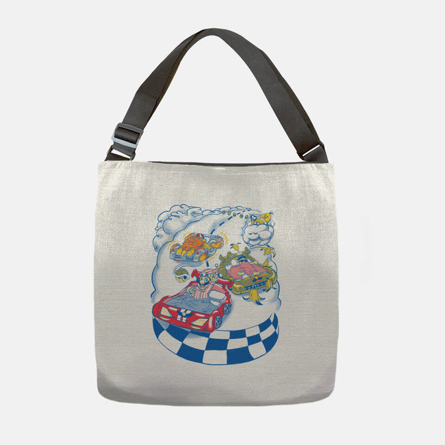 Racecar Bed Race-None-Adjustable Tote-Bag-SpicyGurry
