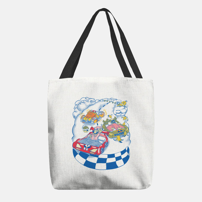 Racecar Bed Race-None-Basic Tote-Bag-SpicyGurry
