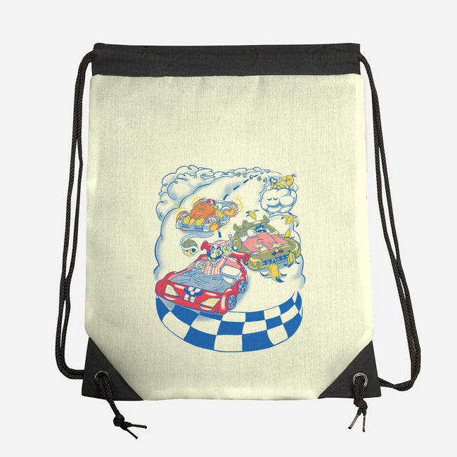 Racecar Bed Race-None-Drawstring-Bag-SpicyGurry