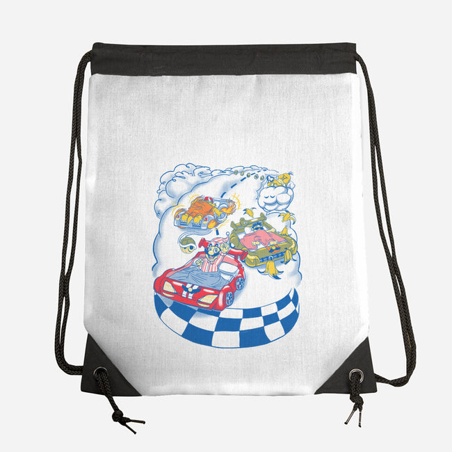 Racecar Bed Race-None-Drawstring-Bag-SpicyGurry