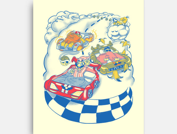 Racecar Bed Race
