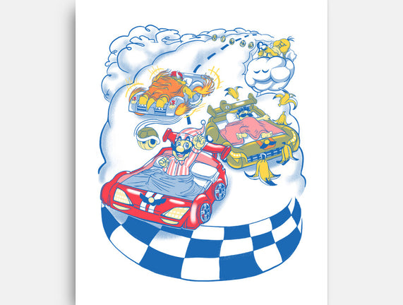 Racecar Bed Race
